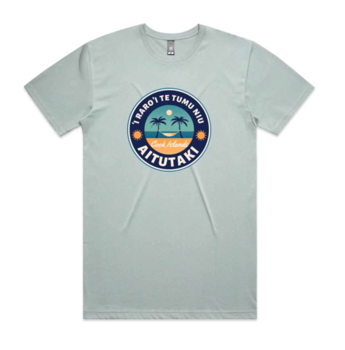 'I Raro 'i te Tumu Niu - Retro island style. (Men's Tee)