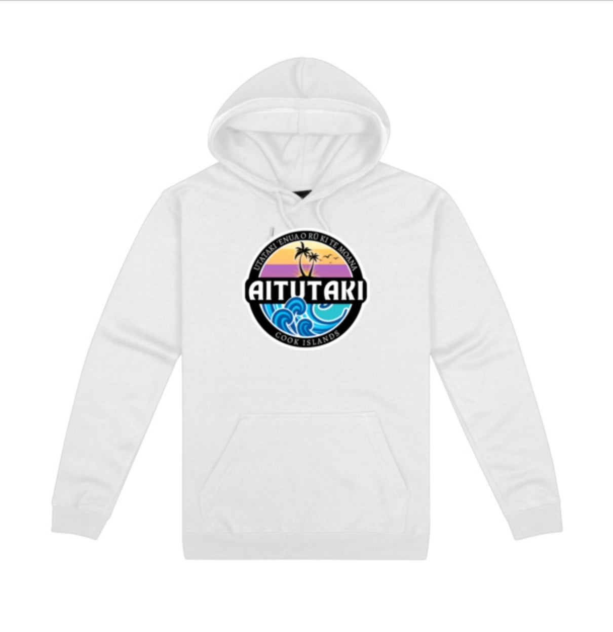 Aitutaki- Utataki 'Enua o Ru ki te Moana (Men's Hoodie)