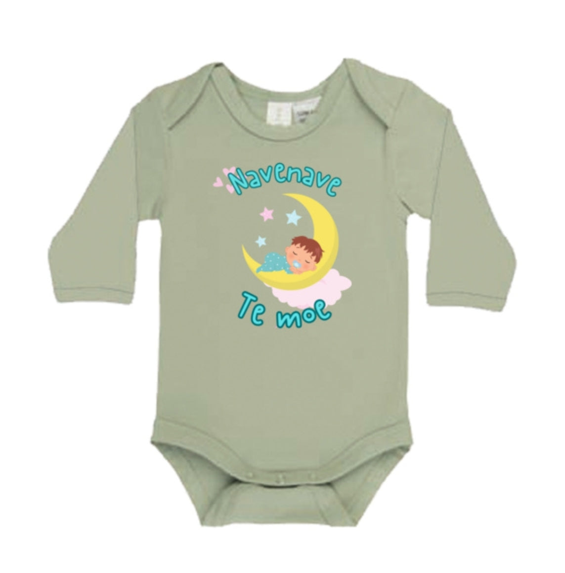 Navenave Te Moe - I love to nap! (Long-sleeve bodysuit)