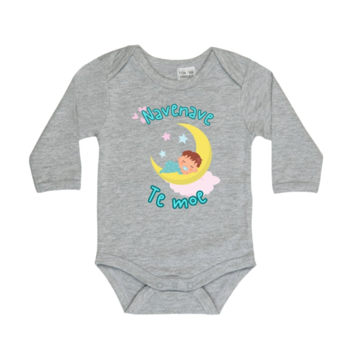 Navenave Te Moe - I love to nap! (Long-sleeve bodysuit)