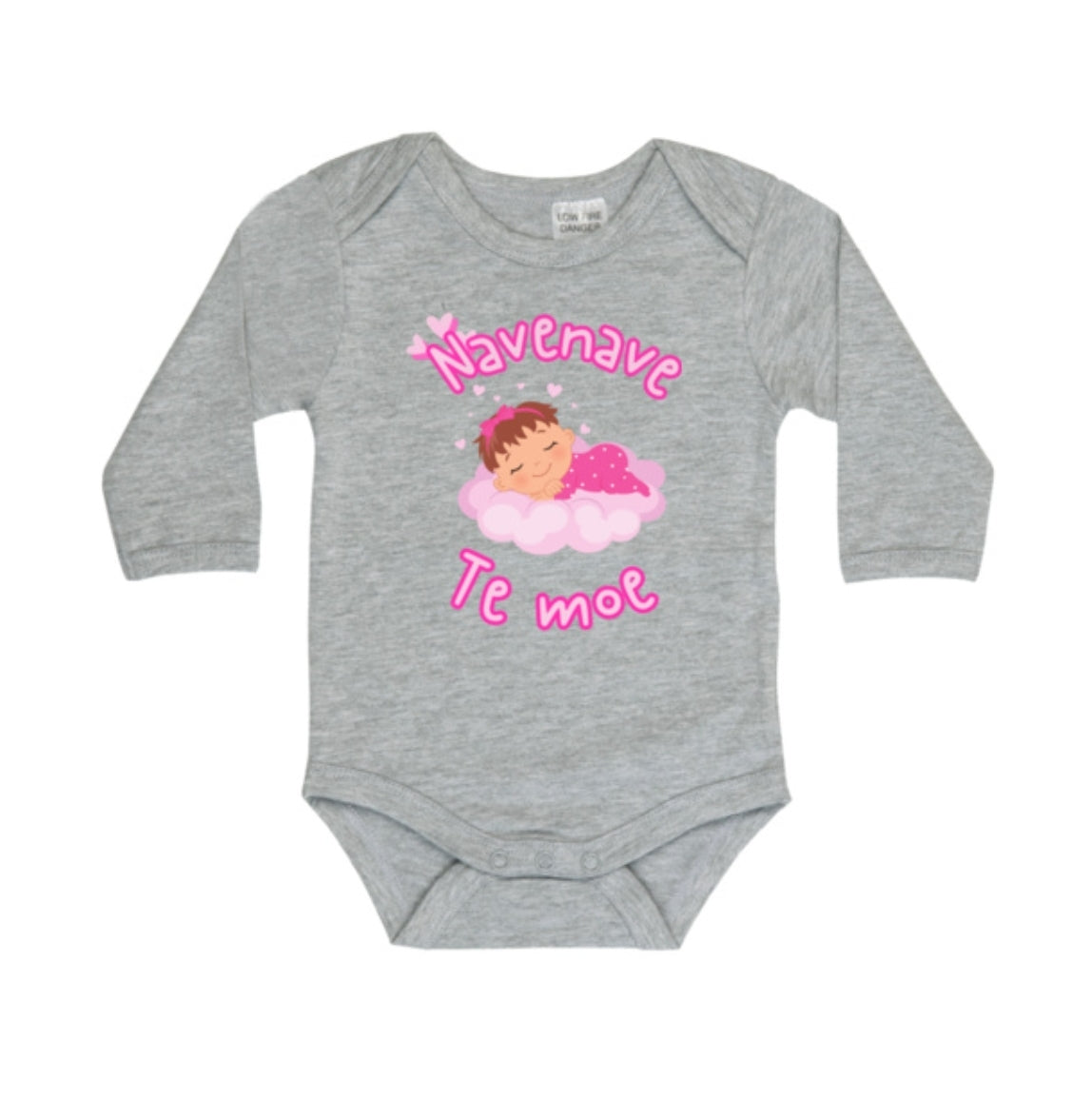 Navenave te moe - I love my naps! (Long-sleeve bodysuit)