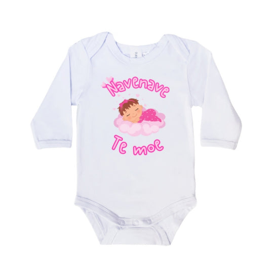 Navenave te moe - I love my naps! (Long-sleeve bodysuit)