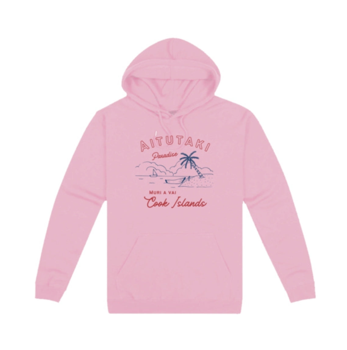 Aitutaki - Muri-a-Vai. (Men's Hoodie).