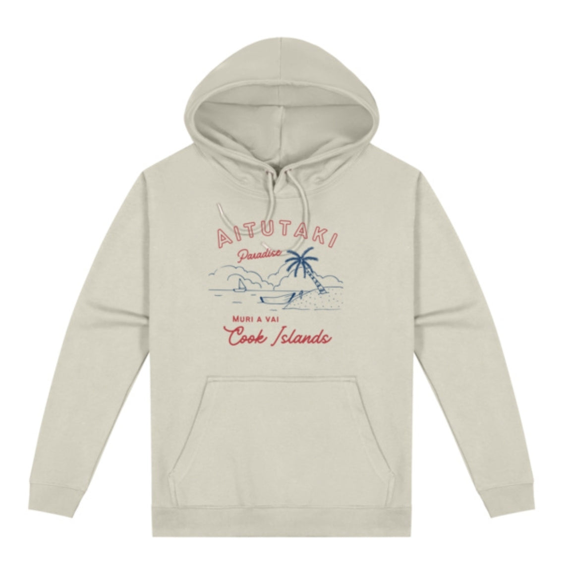 Aitutaki - Muri-a-Vai. (Men's Hoodie).