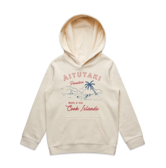 Aitutaki Paradise - Muri-a-Vai  (Kids Hoodie)